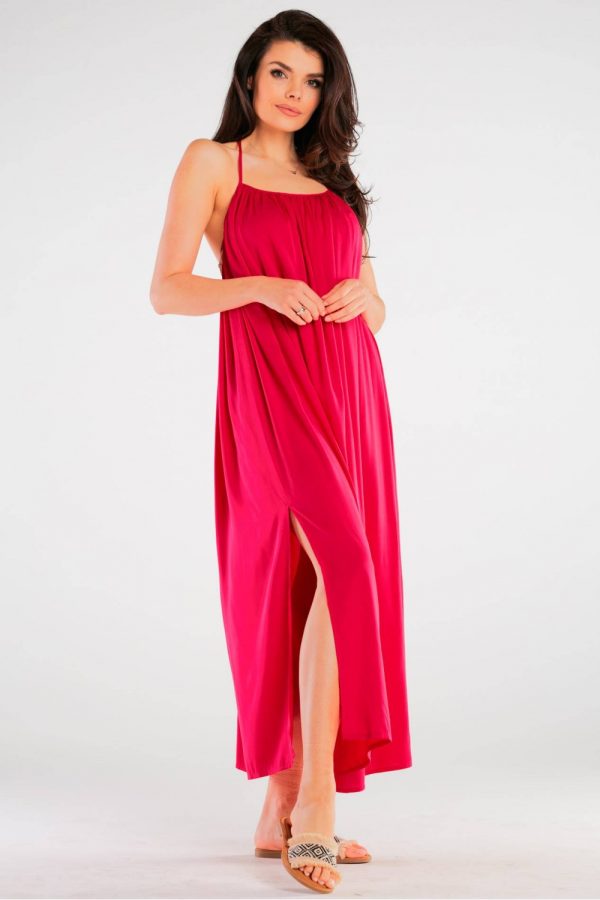 Pink Daydress in Day Dresses with Spandex and Viscose