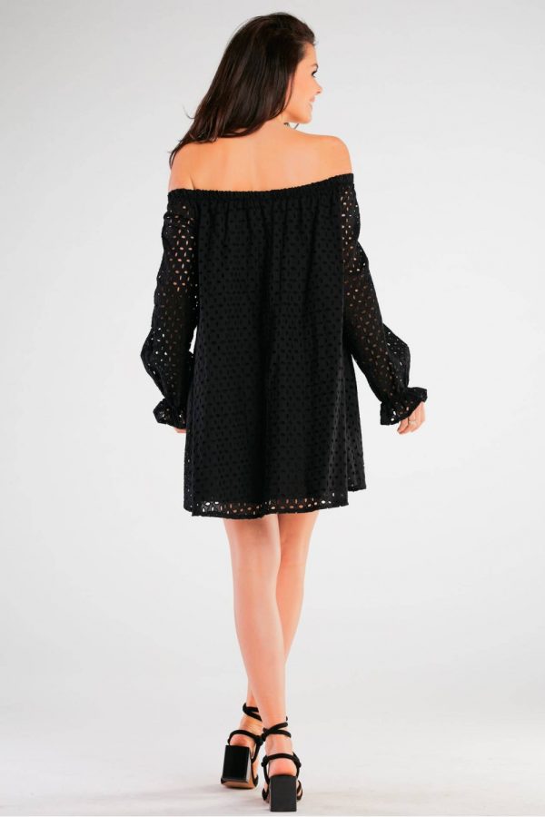 Black Daydress in Day Dresses with Cotton