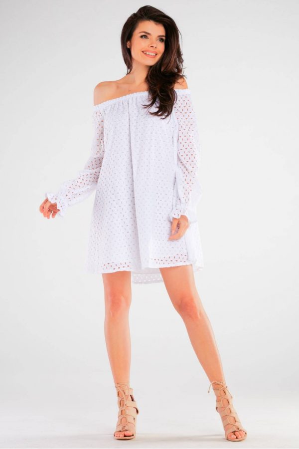 White Daydress in Day Dresses with Cotton