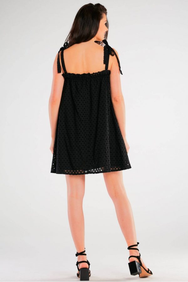 Black Daydress in Day Dresses with Cotton