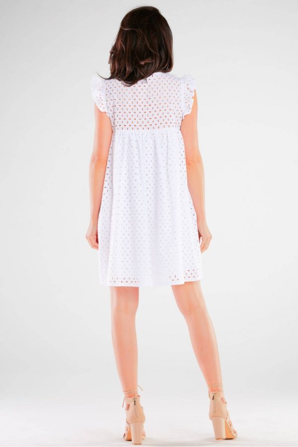 White Daydress in Day Dresses with Cotton
