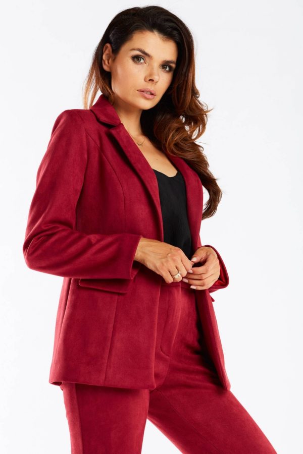 Red Jacket in Jackets, Vests For Women with Spandex and Polyester