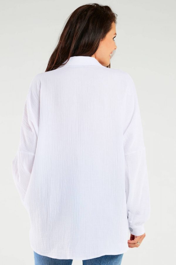 white Long sleeve shirt model 166829 Infinite You