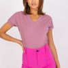Pink T-shirt in Women`s Tops, T-shirts, Singlets with Cotton and Spandex