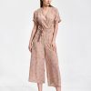Pink Suit in Playsuits For Women with Spandex, Polyester and Viscose