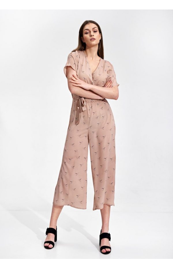 Pink Suit in Playsuits For Women with Spandex, Polyester and Viscose
