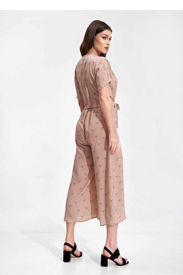 Pink Suit in Playsuits For Women with Spandex, Polyester and Viscose