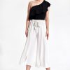 Beige Women Trousers in Pants, Trousers, Shorts with Polyester