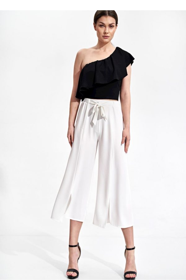 Beige Women Trousers in Pants, Trousers, Shorts with Polyester