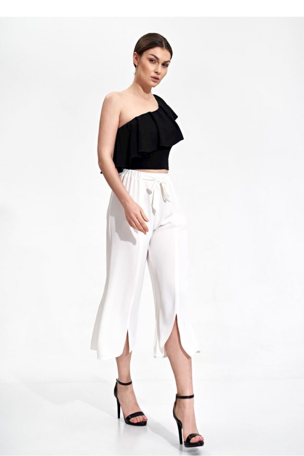 Beige Women Trousers in Pants, Trousers, Shorts with Polyester