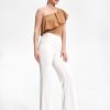 Beige Blouse in Women`s Blouses, Tunics with Spandex and Polyester