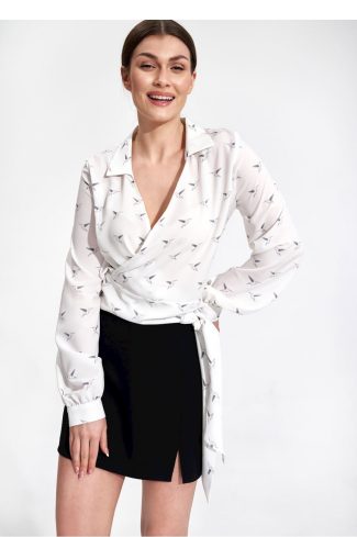 beige Blouse model 167246 Figl
