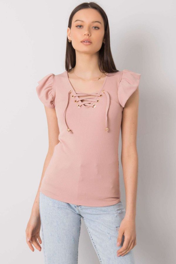 Pink Blouse in Women`s Blouses, Tunics with
