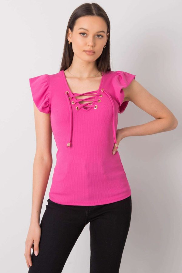 Pink Blouse in Women`s Blouses, Tunics with