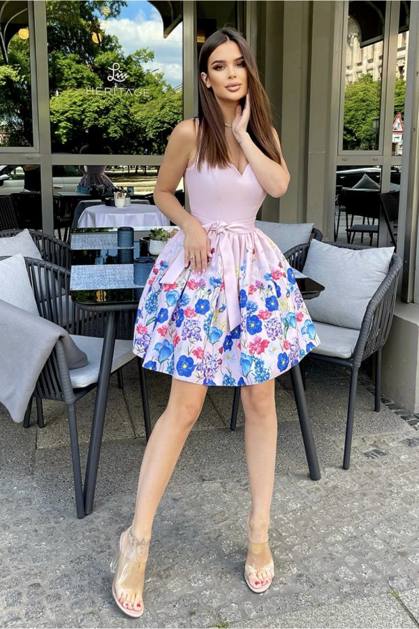 Pink Cocktail Dress in Formal Dresses, Cocktail Dresses with Polyester and Viscose