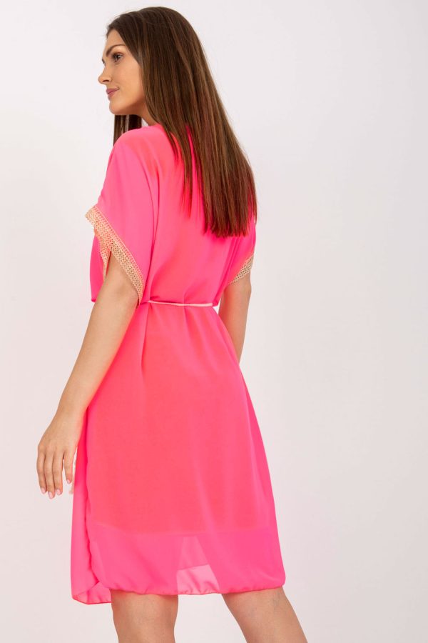 Pink Daydress in Day Dresses with Polyester and Viscose