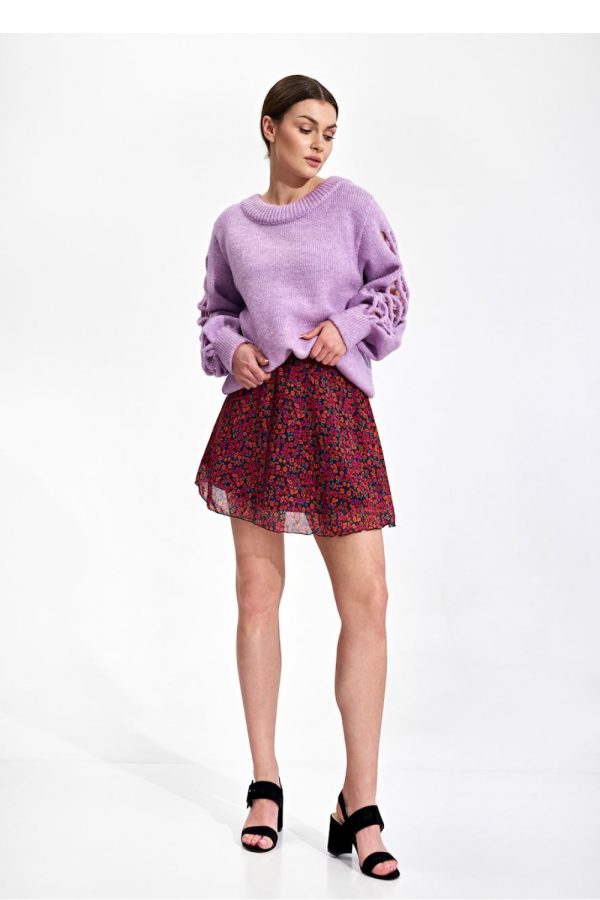 multicolor Short skirt model 167805 Figl