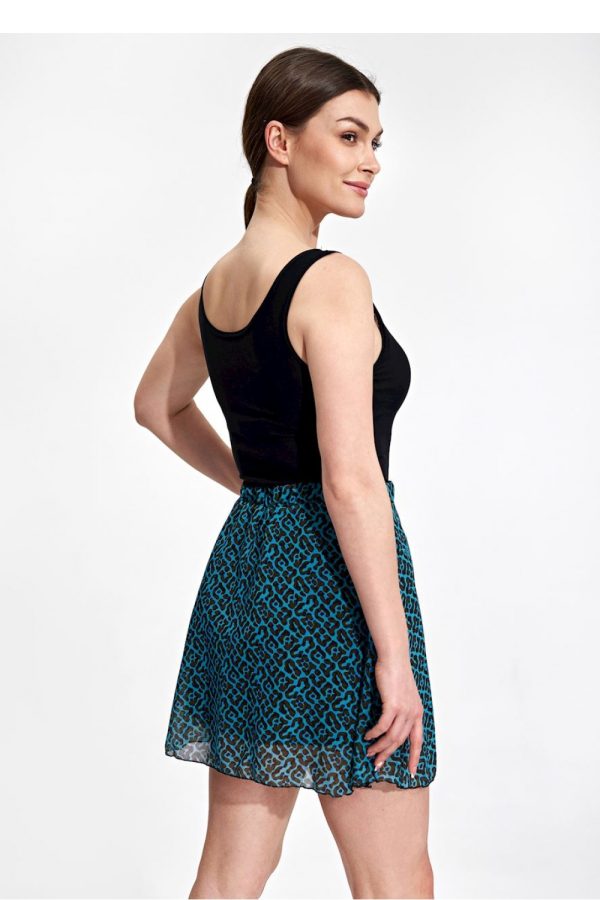 multicolor Short skirt model 167806 Figl