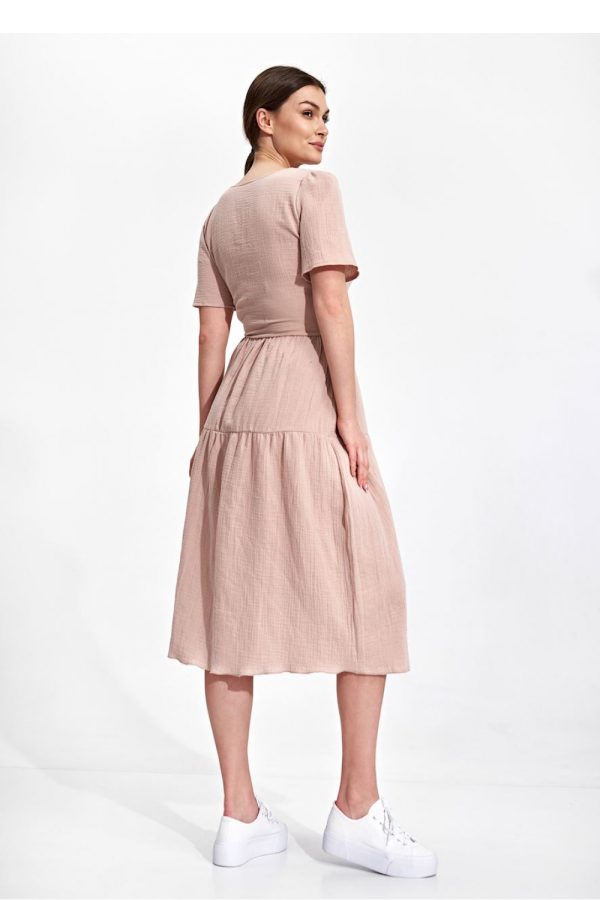 beige Daydress model 167812 Figl