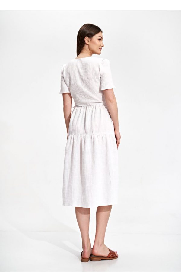 white Daydress model 167814 Figl
