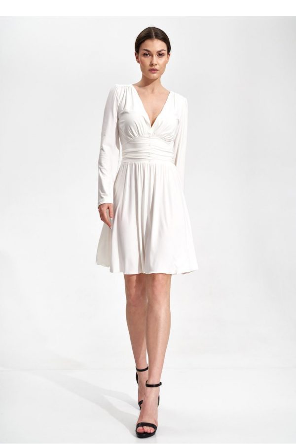 beige Daydress model 167821 Figl