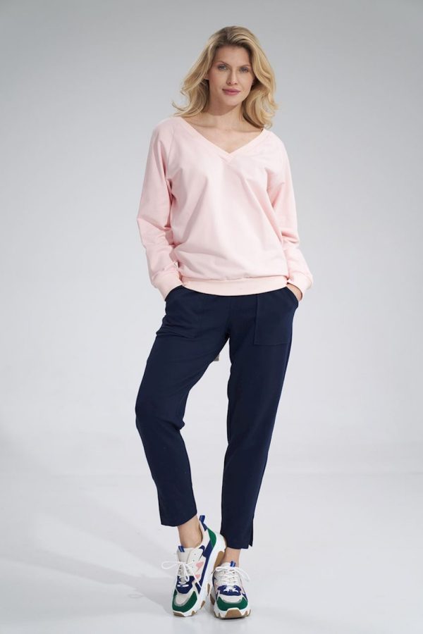 pink Sweatshirt model 167886 Figl