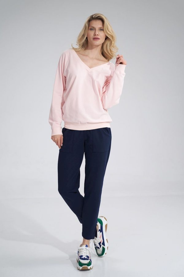 pink Sweatshirt model 167886 Figl