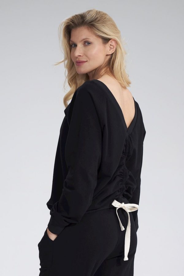 black Sweatshirt model 167890 Figl