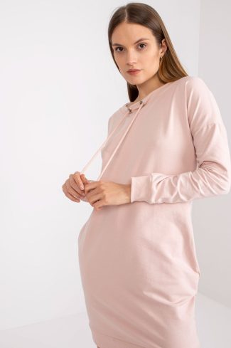 943522 Pink Daydress in Day Dresses with Cotton and Spandex