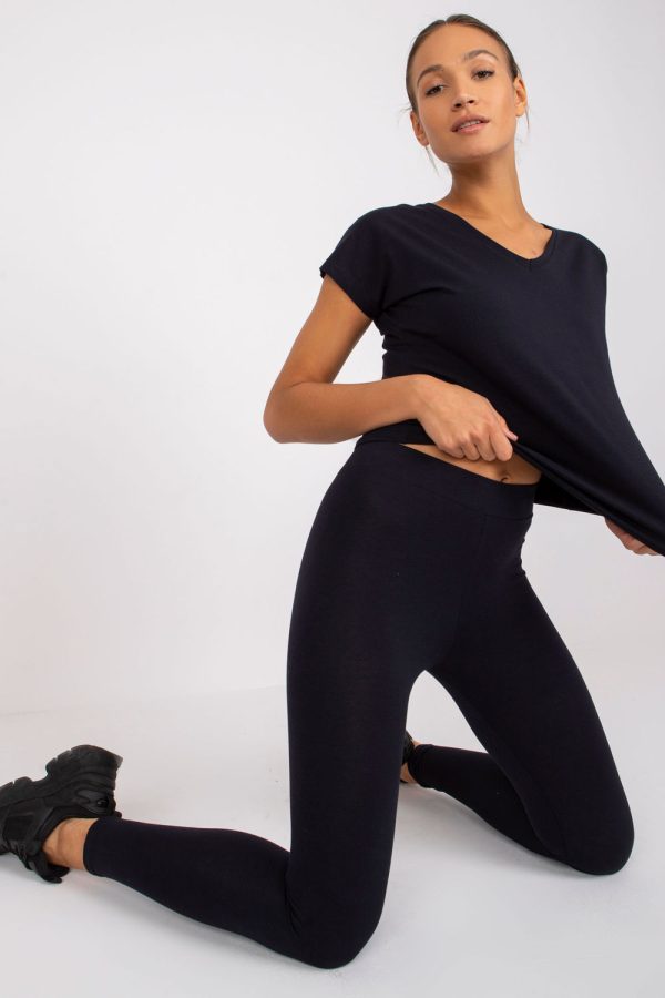 Navy Blue T-shirt in Women`s Tops, T-shirts, Singlets with Cotton and Spandex