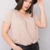 Beige T-shirt in Women`s Tops, T-shirts, Singlets with Cotton and Spandex