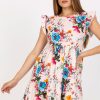 Pink Daydress in Day Dresses with Cotton and Spandex