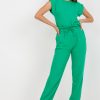 944341 Green Set in Pants, Trousers, Shorts with Cotton and Spandex
