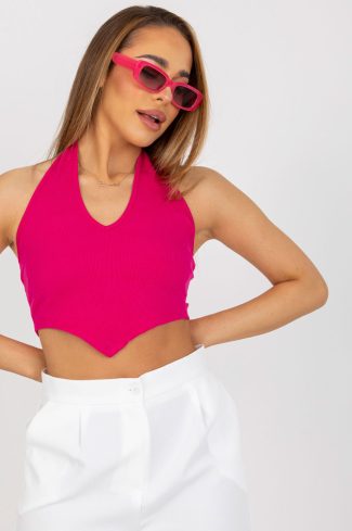 Pink Top in Undershirts / Tops with Cotton and Spandex