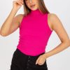 944425 Pink Top in Undershirts / Tops with Cotton and Spandex