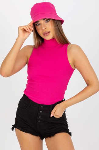 944425 Pink Top in Undershirts / Tops with Cotton and Spandex