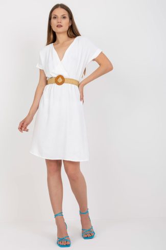 white Daydress model 168228 Rue Paris