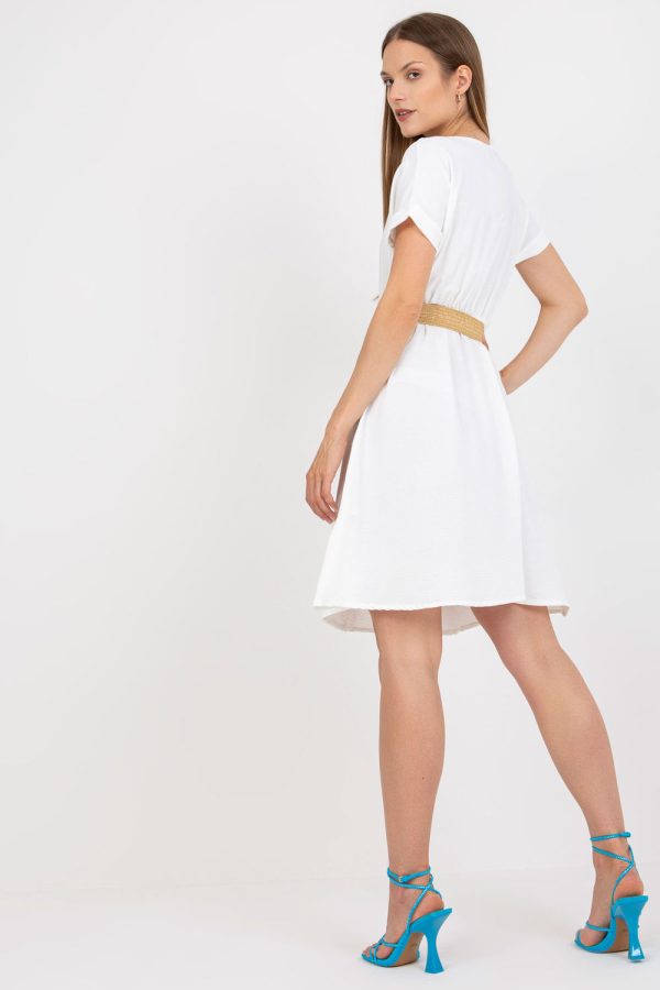 white Daydress model 168228 Rue Paris