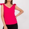 Pink Top in Undershirts / Tops with Polyester