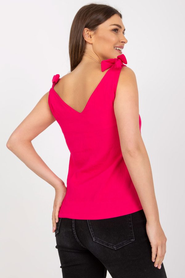 Pink Top in Undershirts / Tops with Polyester