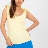 Yellow Top in Undershirts / Tops with Polyester