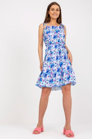 Blue Daydress in Day Dresses with Spandex and Polyester