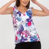 Navy Blue Top in Undershirts / Tops with Polyester
