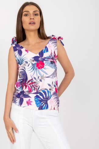 Pink Top in Undershirts / Tops with Polyester