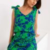 Green Top in Undershirts / Tops with Polyester