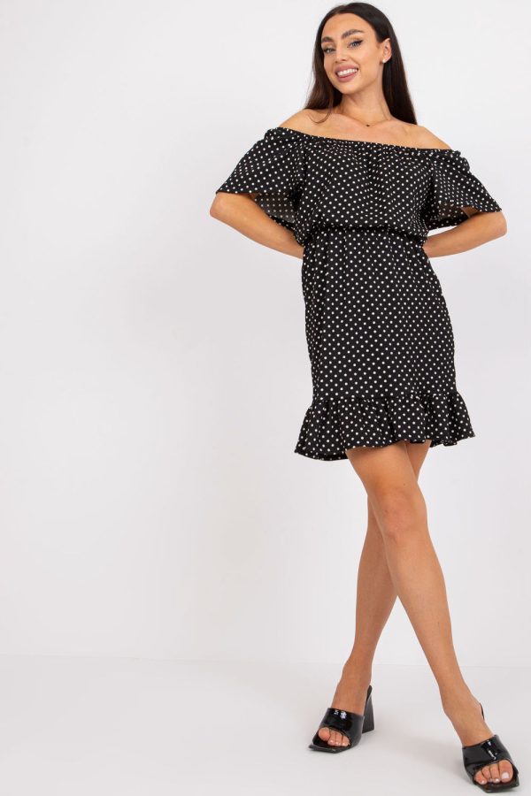 White Daydress in Day Dresses with Cotton and Polyester