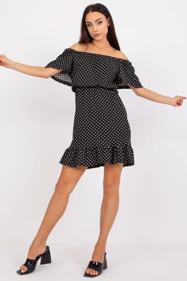 White Daydress in Day Dresses with Cotton and Polyester