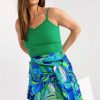 Blue Short Skirt in Skirts with Polyester