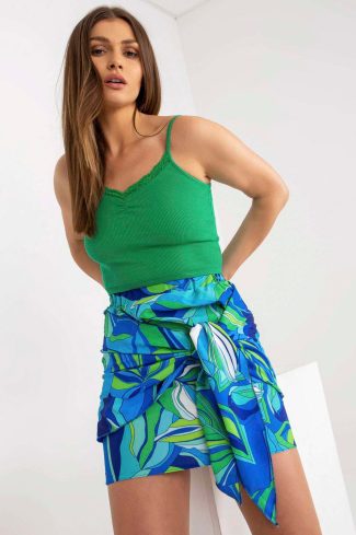 Blue Short Skirt in Skirts with Polyester