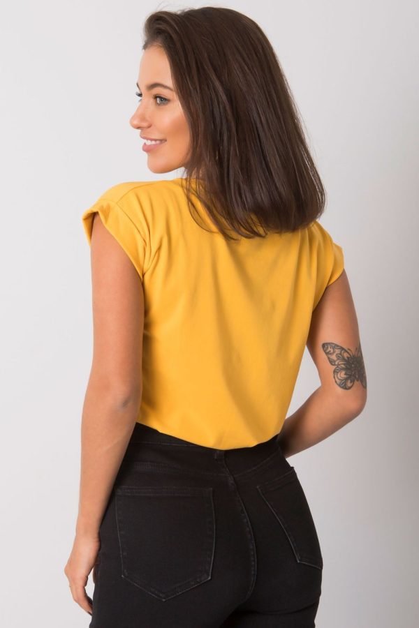 Orange T-shirt in Women`s Tops, T-shirts, Singlets with Cotton and Spandex